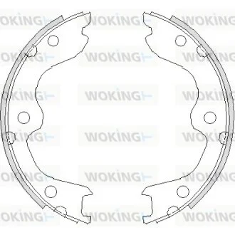 Колодки гальмівні WOKING Z4738.00