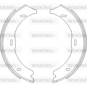 Колодки тормозные бараб. задн. (пр-во Remsa) Mercedes-benz V-class 2.1 14-,Mercedes-benz Viano 2.0 03- WOKING Z4745.00