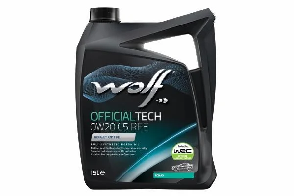 OFFICIALTECH 0W20 C5 RFE 5Lx4 Wolf 1042489 (фото 1)