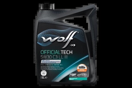 OFFICIALTECH 5W30 C3 LL III 5Lx4 Wolf 1048181