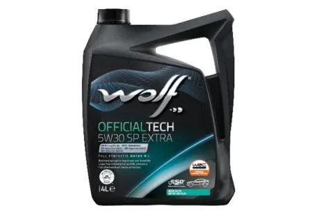 Олива моторна WOLF Officialtech 5W-30 SP EXTRA 4л (4шт уп) Wolf 1049359