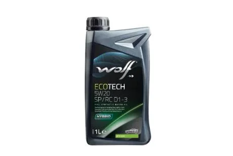 ECOTECH 5W20 SP/RC D1-3 1Lx12 Wolf 1050523