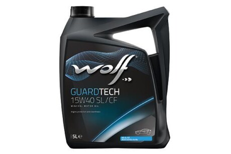 GUARDTECH 15W40 SL/CF 5Lx4 Wolf 8300318