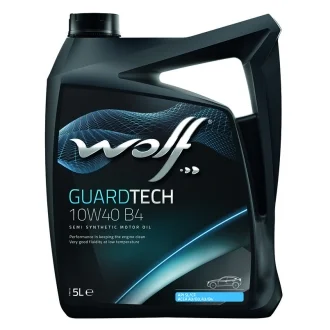 Олива моторна WOLF Guardtech 10W-40 5л (4шт уп) Wolf 8304019