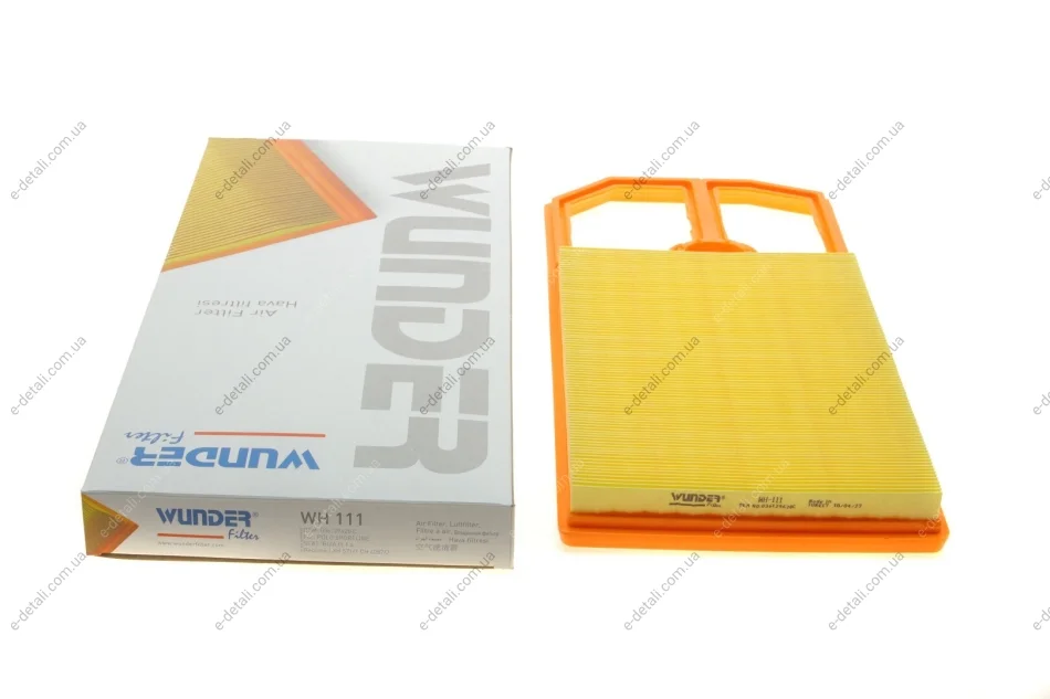 Фильтр воздушный VW Golf IV 1.4-1.6 WUNDER FILTER WH 111 (фото 1)