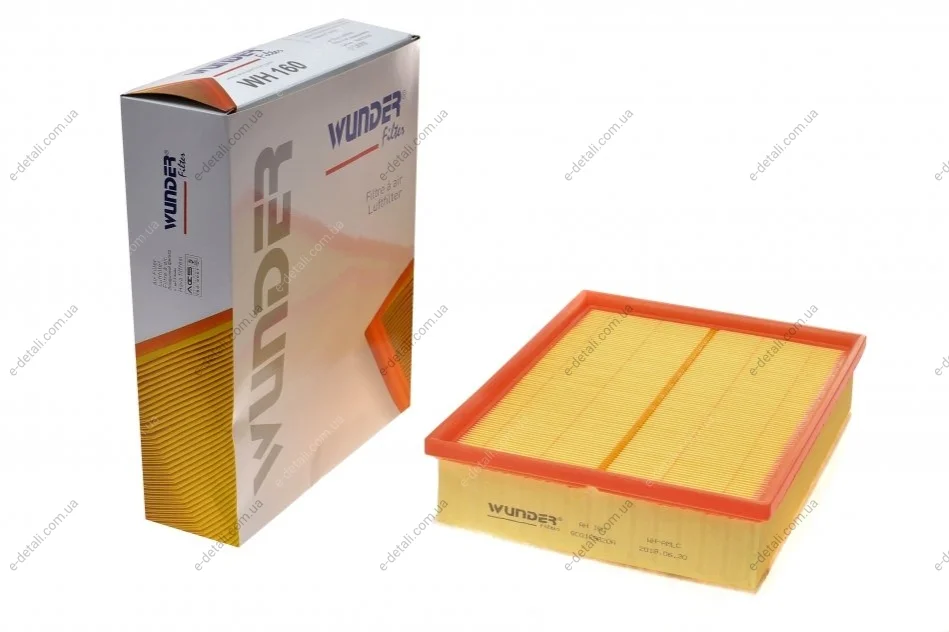 Фильтр воздушный VW Polo 1.8GTI/Seat Toledo 1.6TDI 14- WUNDER FILTER WH 160 (фото 1)