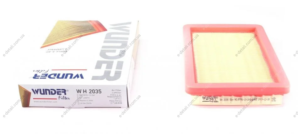 Фильтр воздушный Mazda 323 1.3-1.8 94-04 WUNDER FILTER WH 2035 (фото 1)
