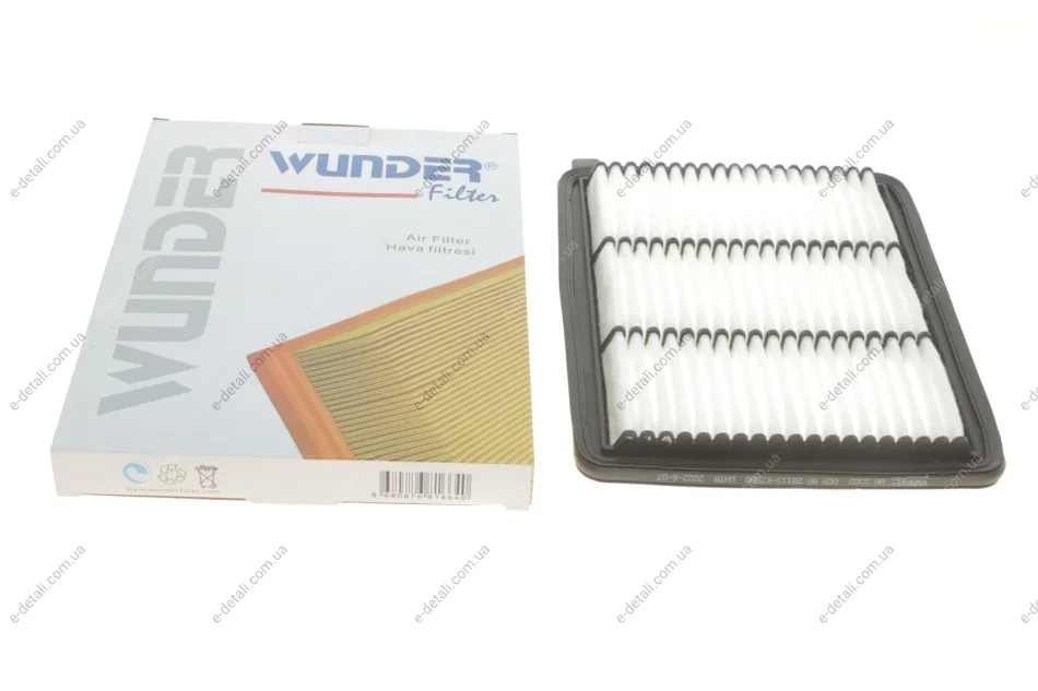 Фільтр повітряний Hyundai i10 1.0 MPI 19- WUNDER FILTER WH 2302 (фото 1)