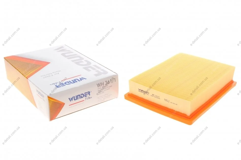 Фильтр воздушный Chevrolet Aveo (T300) 11- (с поролоном) WUNDER FILTER WH 361/1 (фото 1)