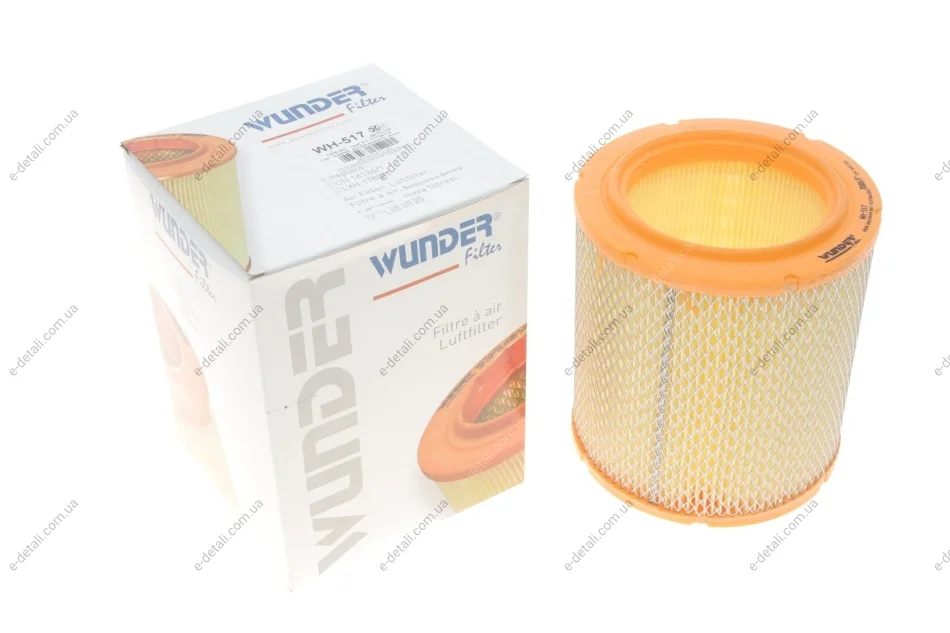 Фильтр воздушный Fiat Ducato/Peugeot Boxer/Citroen Jumper 1.9/2.4/2.5D 82-02 WUNDER FILTER WH 517 (фото 1)