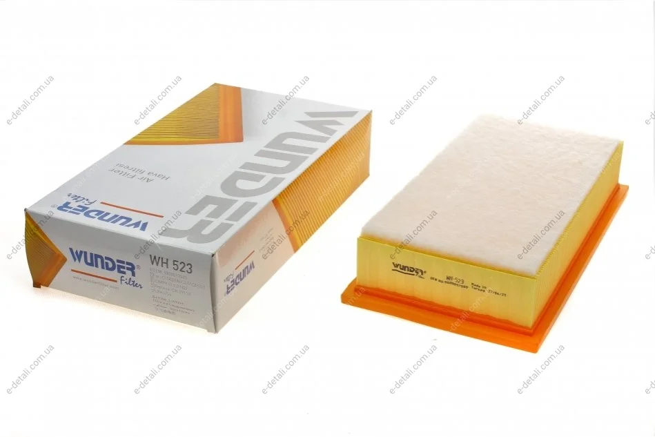 Фильтр воздушный Citroen Jumpy 2.0 BlueHDi 16-/Peugeot Expert/3008 2.0 GT HDi/BlueHDi 16- WUNDER FILTER WH 523 (фото 1)