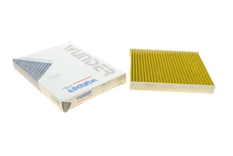 Фильтр салона VW Polo 1.0TSI/Seat Ibiza 1.0 i/1.6 TDI 17- (угольный) WUNDER FILTER WPK 107
