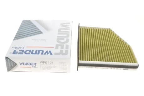 Фильтр салона VW Caddy 1.9TDI 03- (угольный) WUNDER FILTER WPK 109