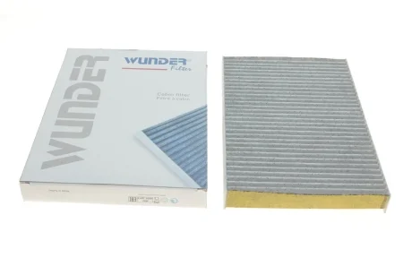 Фильтр салона Audi A6 1.8-2.8 (benzin)/1.9-2.5TDI -05 (угольный) WUNDER FILTER WPK 110