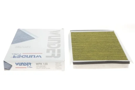 Фильтр салона MB Sprinter/VW Crafter 06- (угольный) WUNDER FILTER WPK 120