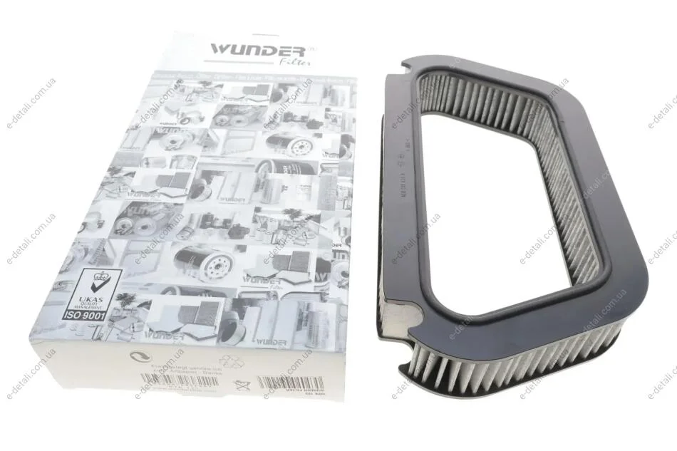 Фільтр салону Audi A8 02-10 (вугільний) WUNDER FILTER WPK 123 (фото 1)