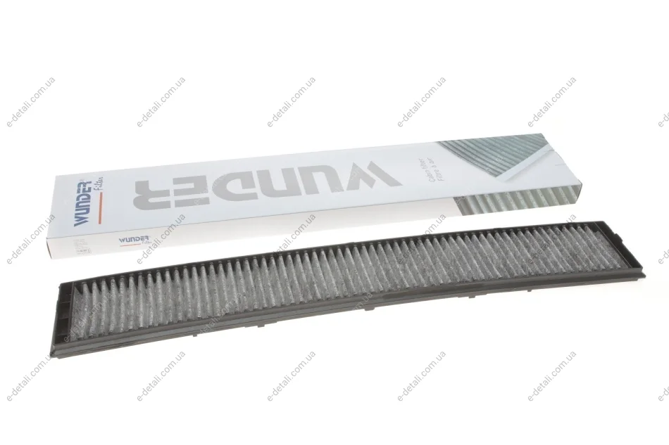 Фільтр салону BMW 3 (E46) 98-05/X3 04- (вугільний) WUNDER FILTER WPK 206 (фото 1)