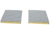 Фильтр салона BMW X3 (F25)/X4 (F26) 2.0/3.0D 10- (угольный) (к-кт 2 шт.) WUNDER FILTER WPK 223 (фото 3)