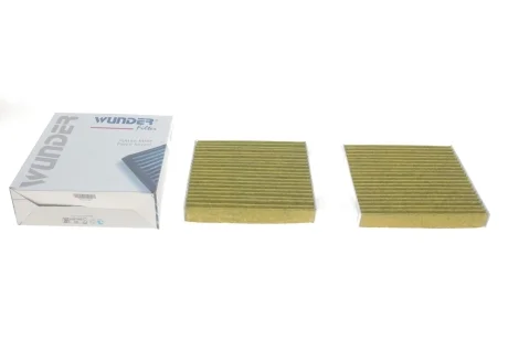 Фильтр салона BMW X3 (F25)/X4 (F26) 2.0/3.0D 10- (угольный) (к-кт 2 шт.) WUNDER FILTER WPK 223