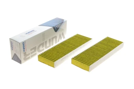 Фильтр салона Citroen Berlingo/Peugeot Partner 08- (угольный) (к-кт 2 шт.) WUNDER FILTER WPK 410