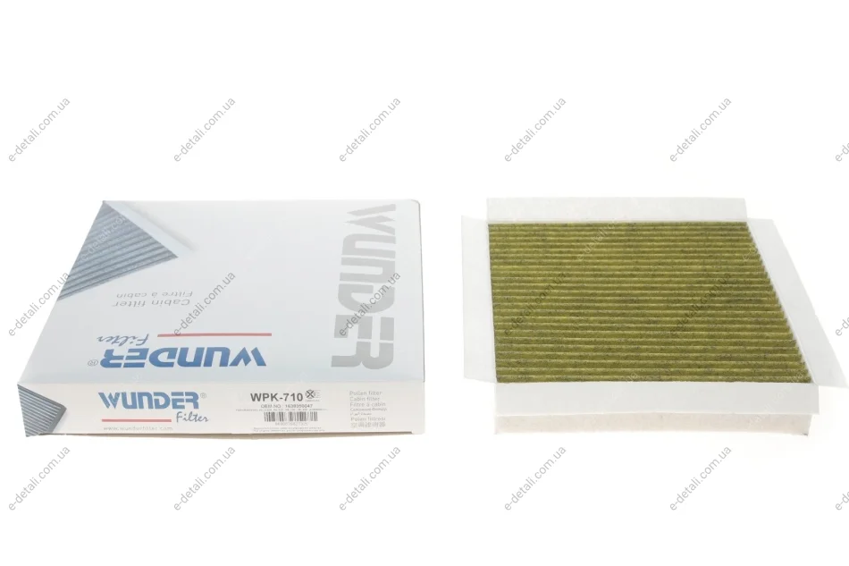 Фильтр салона MB ML (W163) (угольный) WUNDER FILTER WPK 710 (фото 1)
