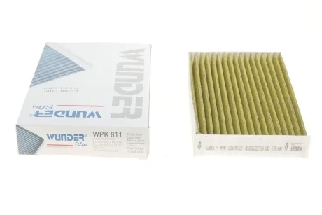 Фільтр салону Renault Megane III 08- (вугільний) WUNDER FILTER WPK 811