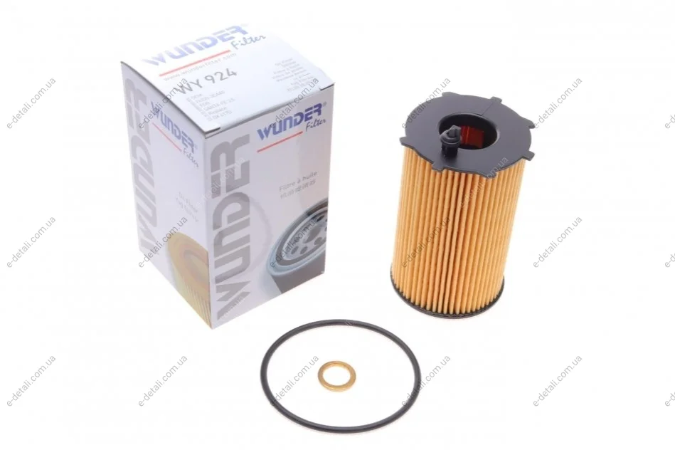 Фильтр масляный Hyundai Grand Santa Fe/Kia Sorento 3.03.3/3.5 GDI/D-CVVT 10- WUNDER FILTER WY 924 (фото 1)