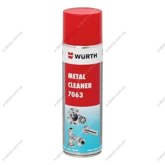 Очисник металу 7063, 500ML {арт. } WURTH 0890107063 (фото 1)