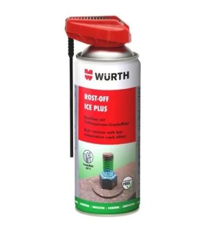 Перетворювач корозії ROST OFF ICE PLUS, спрей, 400мл WURTH 0893241060
