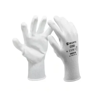 Перчатки защитные White PU, пара, размер 9 WURTH 0899401109