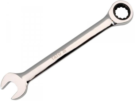 Ключ комбинированный с трещоткой YATO YT-0194