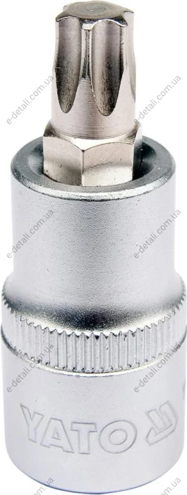 Головка торцевая к квадрату 1/2" с насадкой "TORX" Т50, L=55 мм YATO YT04316 (фото 1)