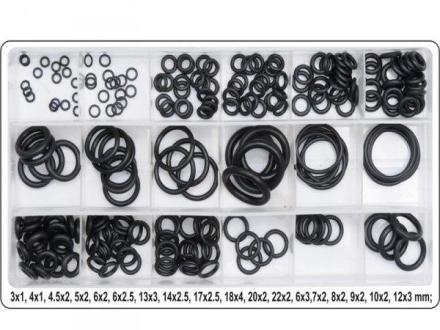 Набор резиновых прокладок 225 шт YATO YT-06877