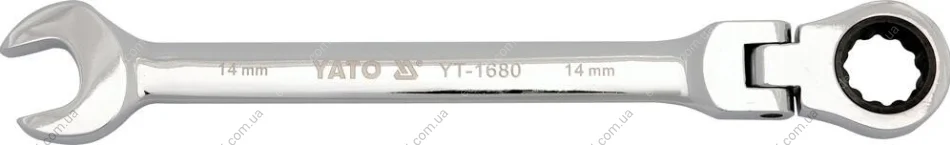Ключ комбинированный с трещоткой YATO YT-1680 (фото 1)
