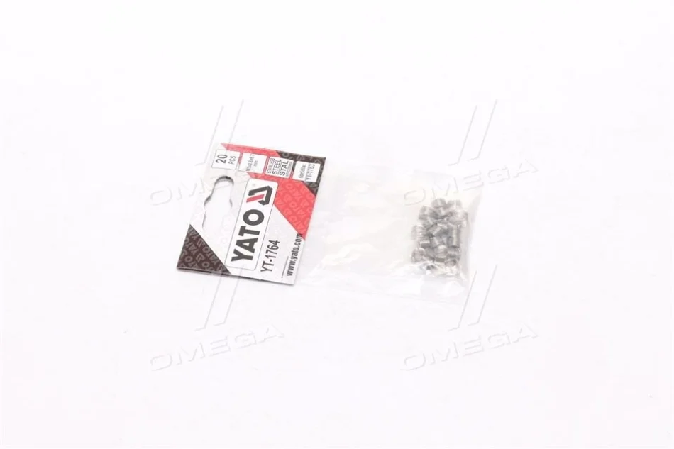 Вставки спиральные для ремонта резьбы; М5 х 0.8х6.7 мм, упак. 20 шт. (VOREL) YATO YT-1764 (фото 1)