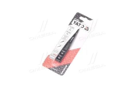 Індикатор напруги контрольний цифровий 12-250 V LCD [20/500], шт YATO YT-2861
