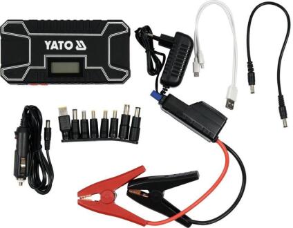 Автономний пусковий пристрій 12 В 500 А LI-ION 12000 МАГ YATO YT83082