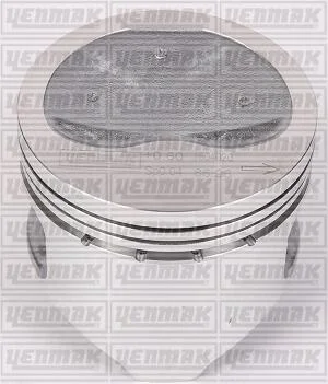Поршень с кольцами і пальцем (размер отв. 86.80/+0.40) FIAT Fiorino, Scudo 1,6 95-, CITROEN Jumpy 1,6 95-, PEUGEOT Expert 1,6 95- (159 A 3,000 M 202 PA 15,0) YENMAK 31-03395-040 (фото 1)