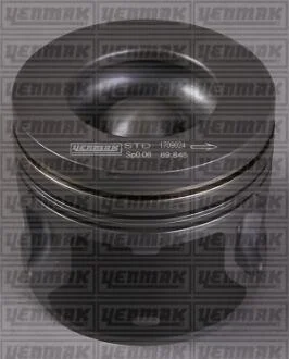Поршень с кольцами і пальцем (размер отв. 89.91/STD) (V347/8 TDCI) YENMAK 31-03462-000