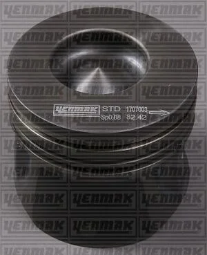 Поршень с кольцами і пальцем (размер отв. 83.00/+0.50) FORD 1.8 TDCi) YENMAK 31-03464-050 (фото 1)