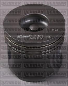 Поршень с кольцами і пальцем (размер отв. 90.16/+0.25) FORD Transit 2.4DI/TD (V184 TDI) YENMAK 31-03475-025 (фото 1)