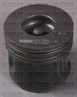 Поршень с кольцами і пальцем (размер отв. 90.16/+0.25) FORD Transit 2.4DI/TD (V184 TDI) YENMAK 31-03475-025