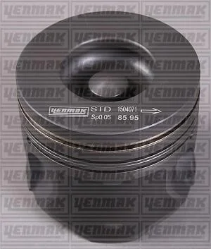Поршень з кільцями і пальцем (размір отв. 86,26/ +0.25) Mondeo 2.0TDCI 04- (CD132/V185 X400) YENMAK 31-03478-025 (фото 1)