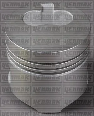 Поршень з кільцями і пальцем (размір отв. 82.80/+0.60) CITROEN Berlingo 1.9D, FIAT Scudo 1.9D 98- PEUGEOT Expert/Partner 1.9D 98- (DW 8/B) YENMAK 31-03878-060 (фото 1)
