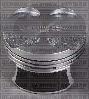 Поршень с кольцами і пальцем (размер отв. 77,508/ +0,50) CITROEN, PEUGEOT 1.6VTI (4цл.) (EP6, 5FS (EP6C)) YENMAK 31-04104-050 (фото 1)