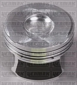 Поршень с кольцами і пальцем (размер отв. 77,50/+0.50) CITROEN, PEUGEOT 1.6THP 08- (4цл.) (5FV (EP6CDT) N14B16A Euro 5 156PS) YENMAK 31-04106-050 (фото 1)