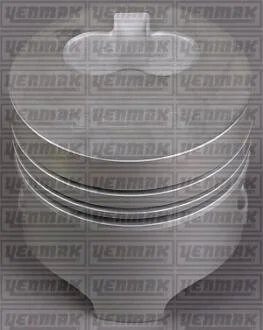 Поршень с кольцами і пальцем (размер отв. 80,50/ +0.50) RENAULT Kangoo 1.9D (4цл.) (F8Q.630/632/662) YENMAK 31-04163-050