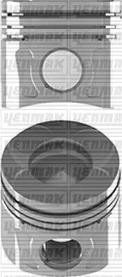Поршень с кольцами і пальцем (размер отв. 70,00/+0.40) OPEL Astra J 1.3CDTI -15 (4цл.) (A 13 DTE) YENMAK 31-04198-040 (фото 1)