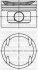 Поршень с кольцами і пальцем (размер отв. 84 / STD) BMW 325 24V - 92 (M 50 B 25 M) YENMAK 31-04601-000 (фото 1)