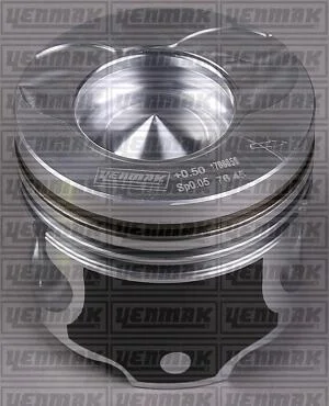 Поршень с кольцами і пальцем (розмір отв. 76,00 / STD) RENAULT Kangoo 1.5DCI (4 цл.) (K9K 792 / 794 / 796 / 704 / 722) YENMAK 36-04164-000 (фото 1)